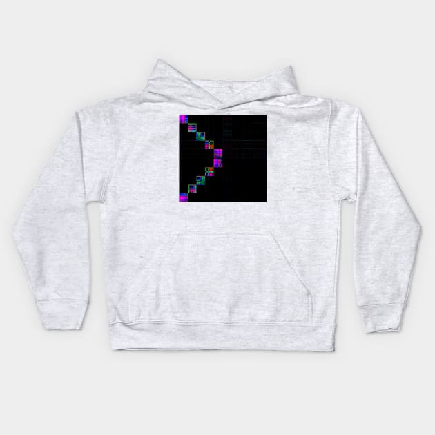 Hamilton pixel power Kids Hoodie by bobdijkers